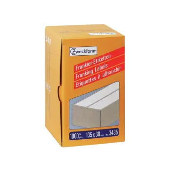etiket avery zweck 3435 135x38mm 1000st