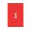 etiket avery zweck l/i/k 3470 a4 rood