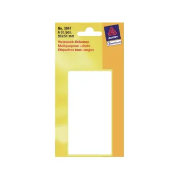 etiket avery zweck 3047 98x51mm 6st