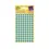 etiket avery zweck 3011 8mm rond 416st blauw