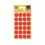 etiket avery zweck 3004 18mm rond 96st rood