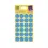 Avery etiket 3005 rond blauw   (96)
