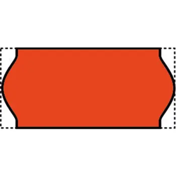 prijsetiket samark 26 perm fluor rood