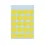 etiket herma 1871 rond 19mm 100st geel