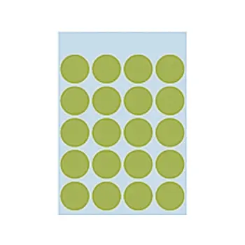 etiket herma 1878 rond 19mm 100st fluor groen