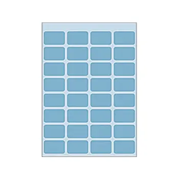 etiket herma 3643 12x19mm 160st blauw