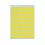 etiket herma 3641 12x19mm 224st geel