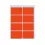 etiket herma 3692 26x40mm 40st rood