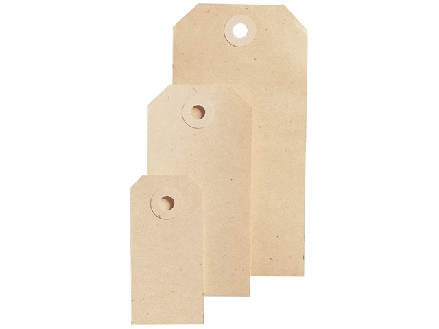 Labels karton nr4 200gr 50x100mm chamois