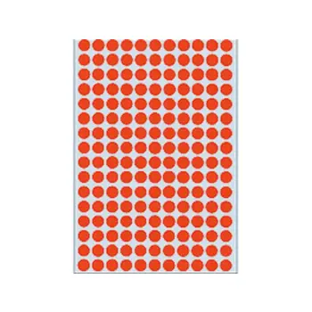 Kantooretiket rond rood 5632st