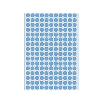 etiket herma 2213 rond 8mm 5632st blauw
