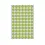 etiket herma 2235 rond 13mm groen 2464st