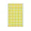 Herma etiket 2251 rond 19mm 1280st geel