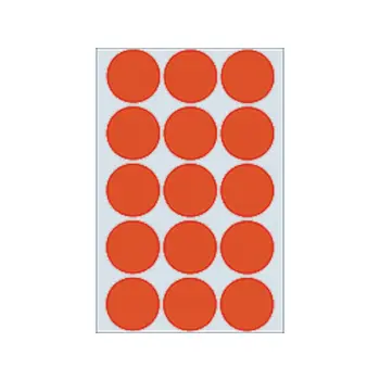 Etiket herma 2272 rond 32mm 480st rood