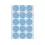 Etiket herma 2273 rond 32mm 480st blauw