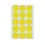 Etiket 2271 rond geel 480st    32mm