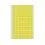 etiket herma 2341 12x18mm 1792st geel
