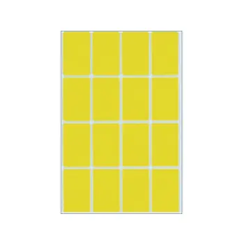 Etiket geel 512st 25x40mm