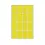 Etiket geel 512st 25x40mm