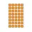 Herma etiket 2254 rond 19mm fluor oranje