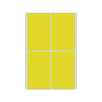 etiket herma 2491 52x82mm 128st geel