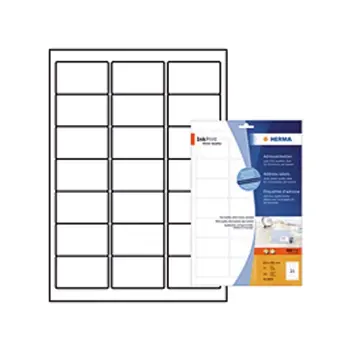 etiket herma inkjet 8838 63.5x38.1mm wit