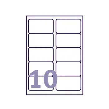 Adresetiket 10010st 99.1x57