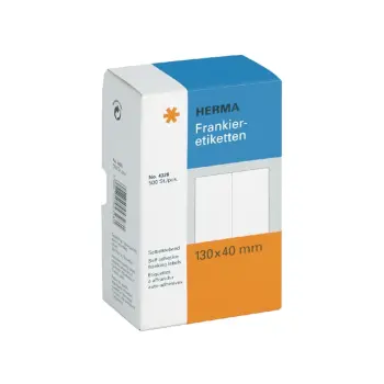 Etiket frankeer 500st 130x40mm