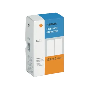 etiket herma frankeer 4329 163x45mm 500st