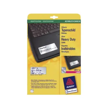 etiket avery laser l6011 63.5x29.6mm poly 540