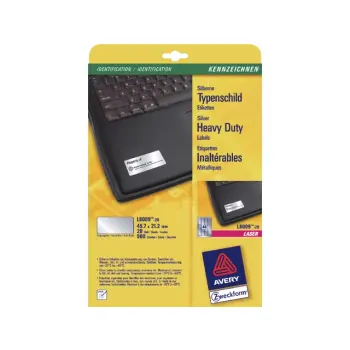 etiket avery laser l6009 45.7x21.2mm poly 960