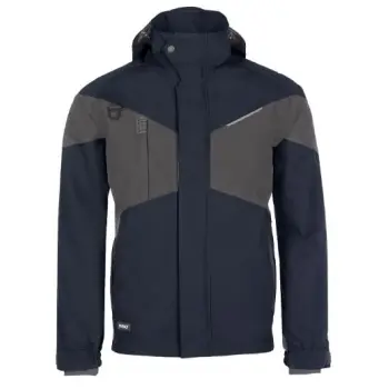 Synq winterjas Winger marine/grijs S