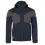 Synq winterjas Winger marine/grijs 2XL