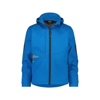 Dassy softshell Gravity azuurblauw/grijs M