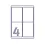 etiket avery laser l7169 99.1x139mm 400st