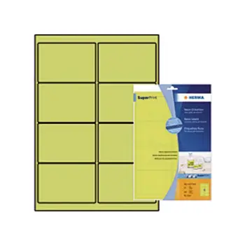etiket herma superprint 5144 99.1x67.7mm fluo