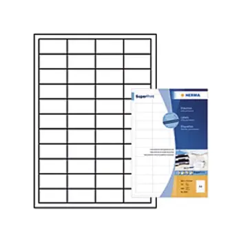 etiket herma superprint 4608 48.3x25.4mm wit