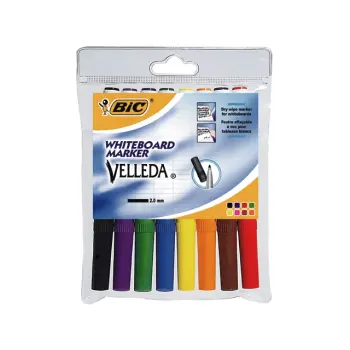 Whiteboard rond 2mm 8st assortiment