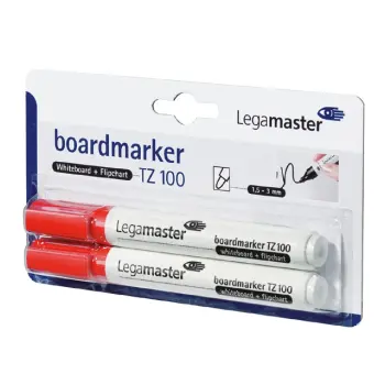 viltstift lega tz100 whiteboard rond 2mm rood
