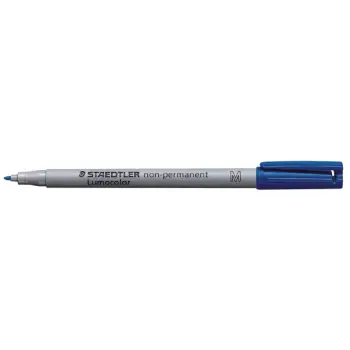 Overheadviltstift afwasb blauw