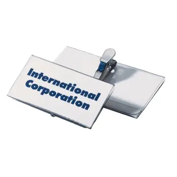 Badge durable 8110 met klem 40x75mm