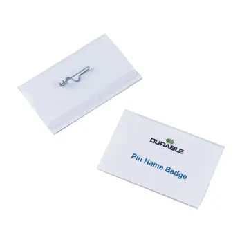 badge durable 8004 met speld 54x90mm