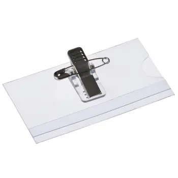 Europel Badge Clip + Speld 75 x 40 mm/24stuks