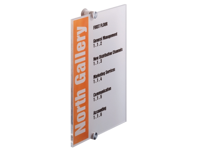 deurbordje durable crystal sign 4825 210x297m