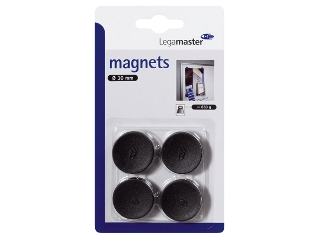 Magneet legamaster 30mm   zwart (4)