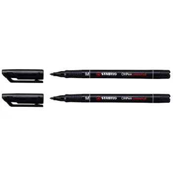 Viltstift ohp m843 perm rond 1mm zwart