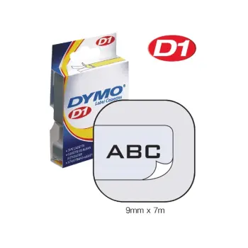Labeltape Dymo LabelManager D1 polyester 9mm