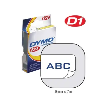 Labeltape Dymo LabelManager D1 polyester 9mm