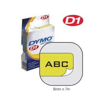 Labeltape Dymo LabelManager D1 polyester 6mm