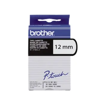 lettertape brother p-touch tc101 12mm transp/